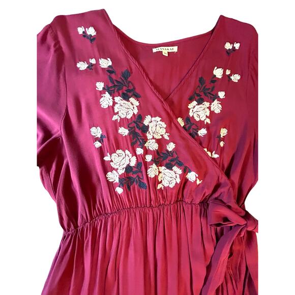 Jessakae - Rosebuds & Romance Maxi Dress in Burgundy - XL - Picture 12 of 14